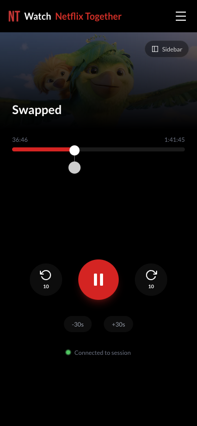 Phone remote control interface